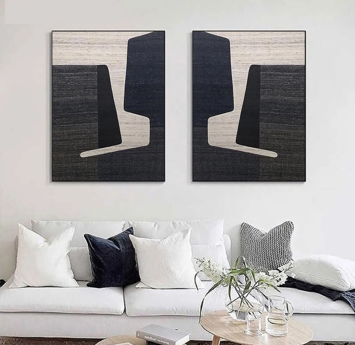 Contemporary Splits Diptych