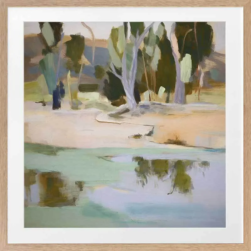 Dreamy Pond Framed Art Print