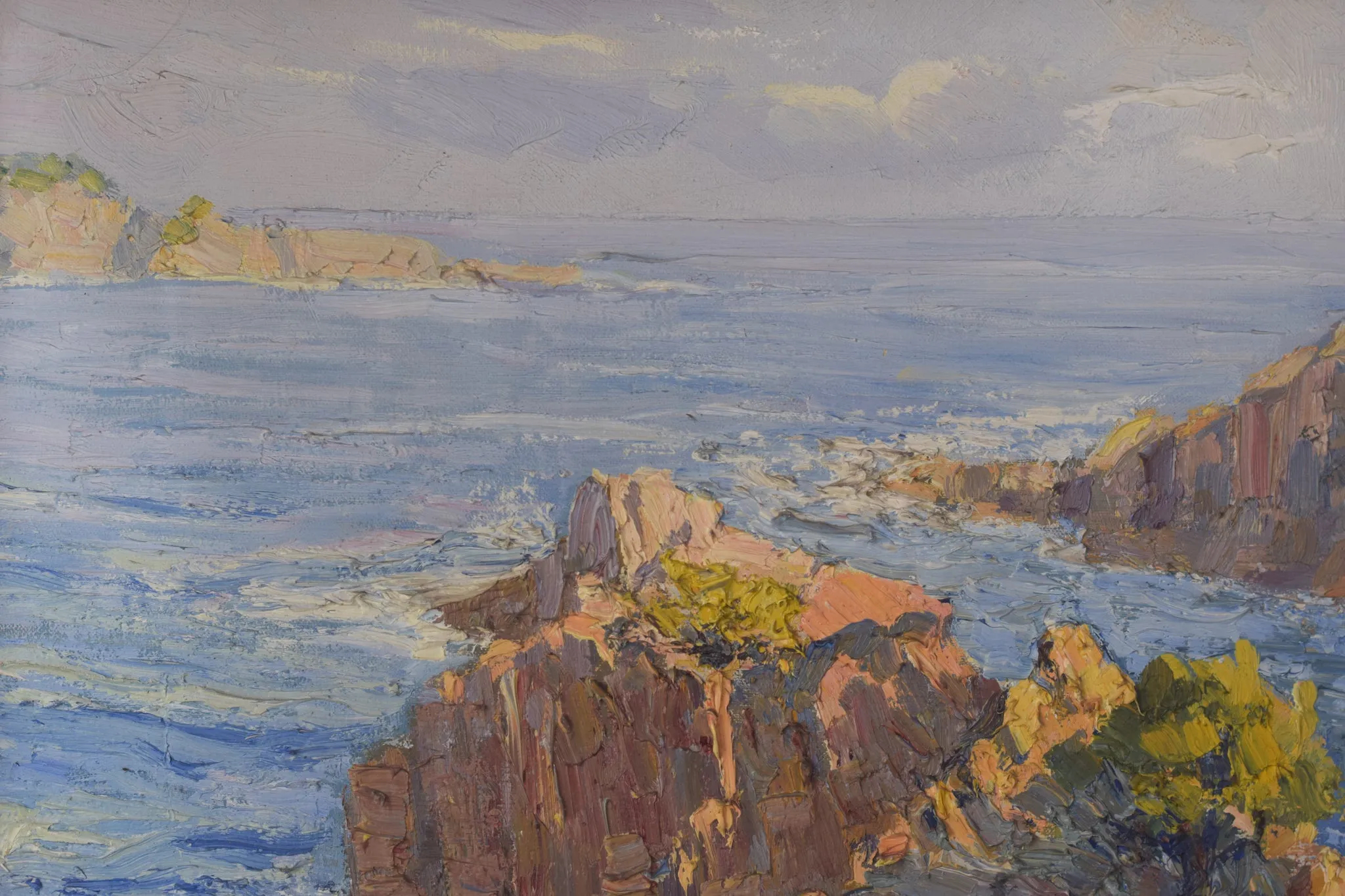 E. Palá - Impressionist Coastal Seascape