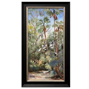 ECF Wekiva River Path Framed Oil Painting