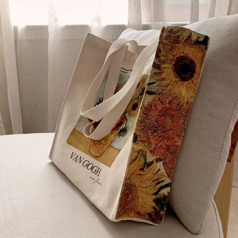 Eco Bag "Doze Girassóis numa Jarra" Vincent Van Gogh