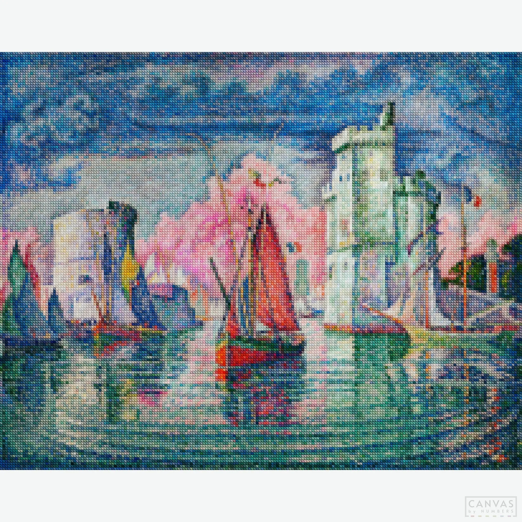 Entrance to the Port of La Rochelle - Diamond Painting