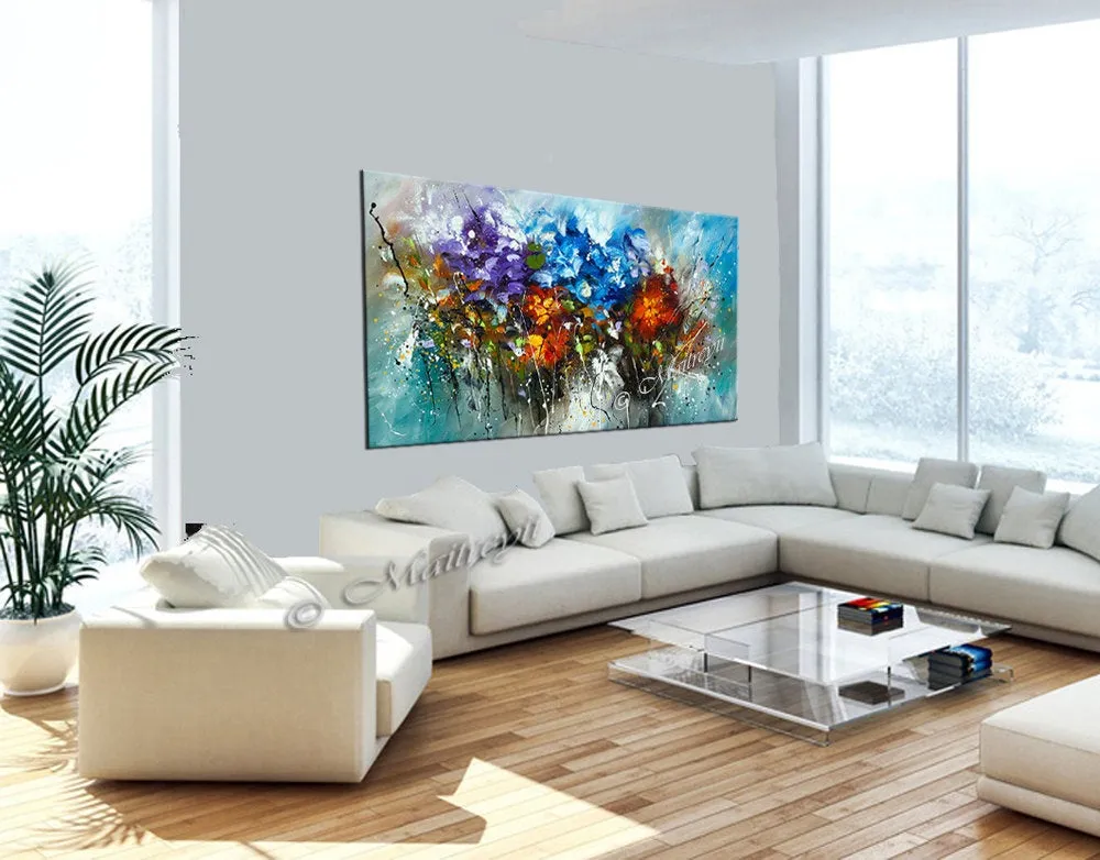 Flowers Modern Art Oil Painting For Sale - Floral Beauty 2