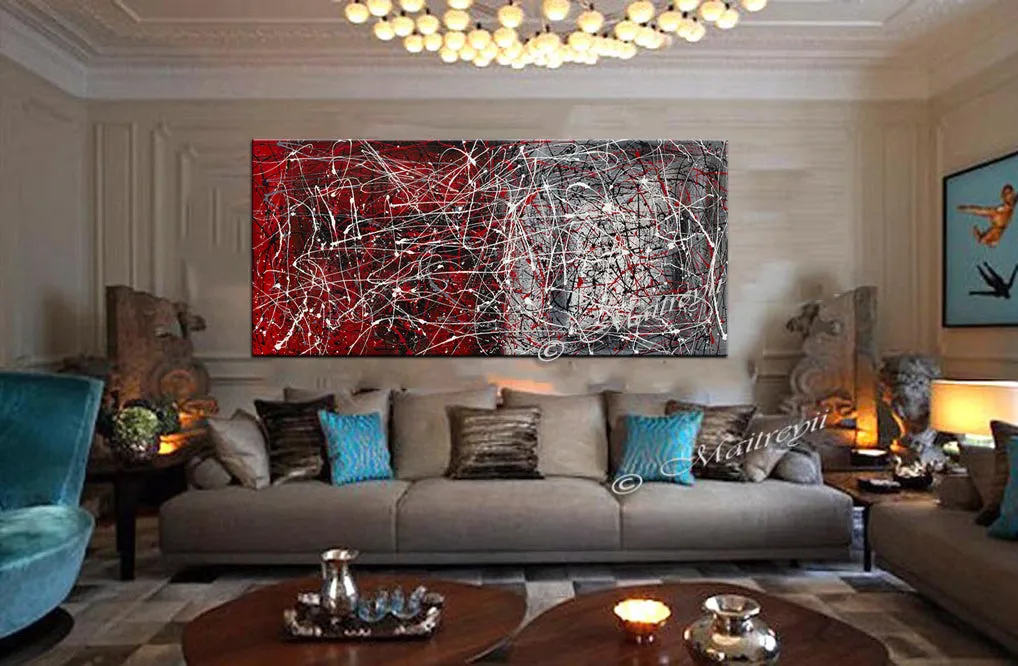 Jackson Pollock Style | Abstract Paintings - Vintage Beauty 34