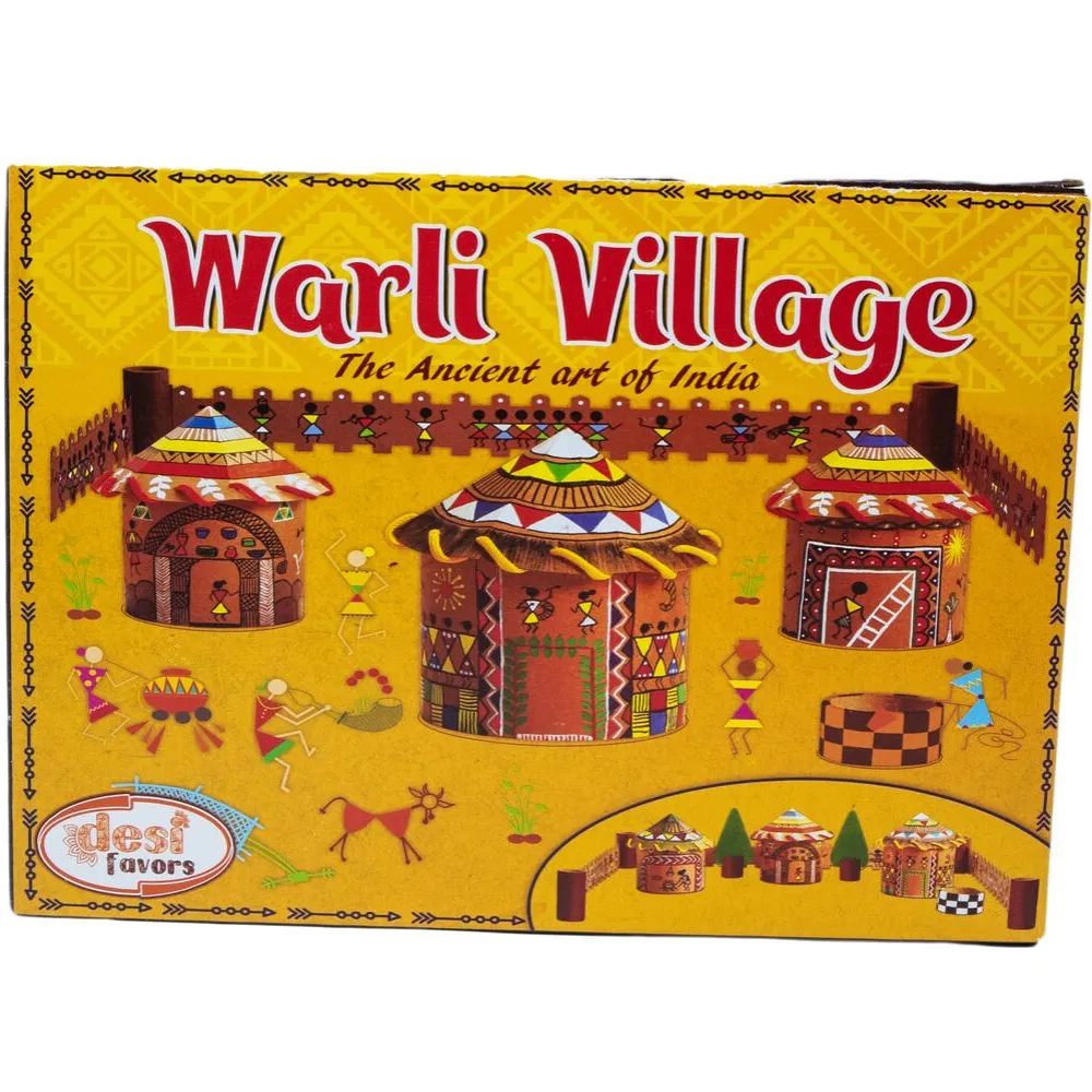 Kids Pretend Play Warli Art for Kids - Make a Village