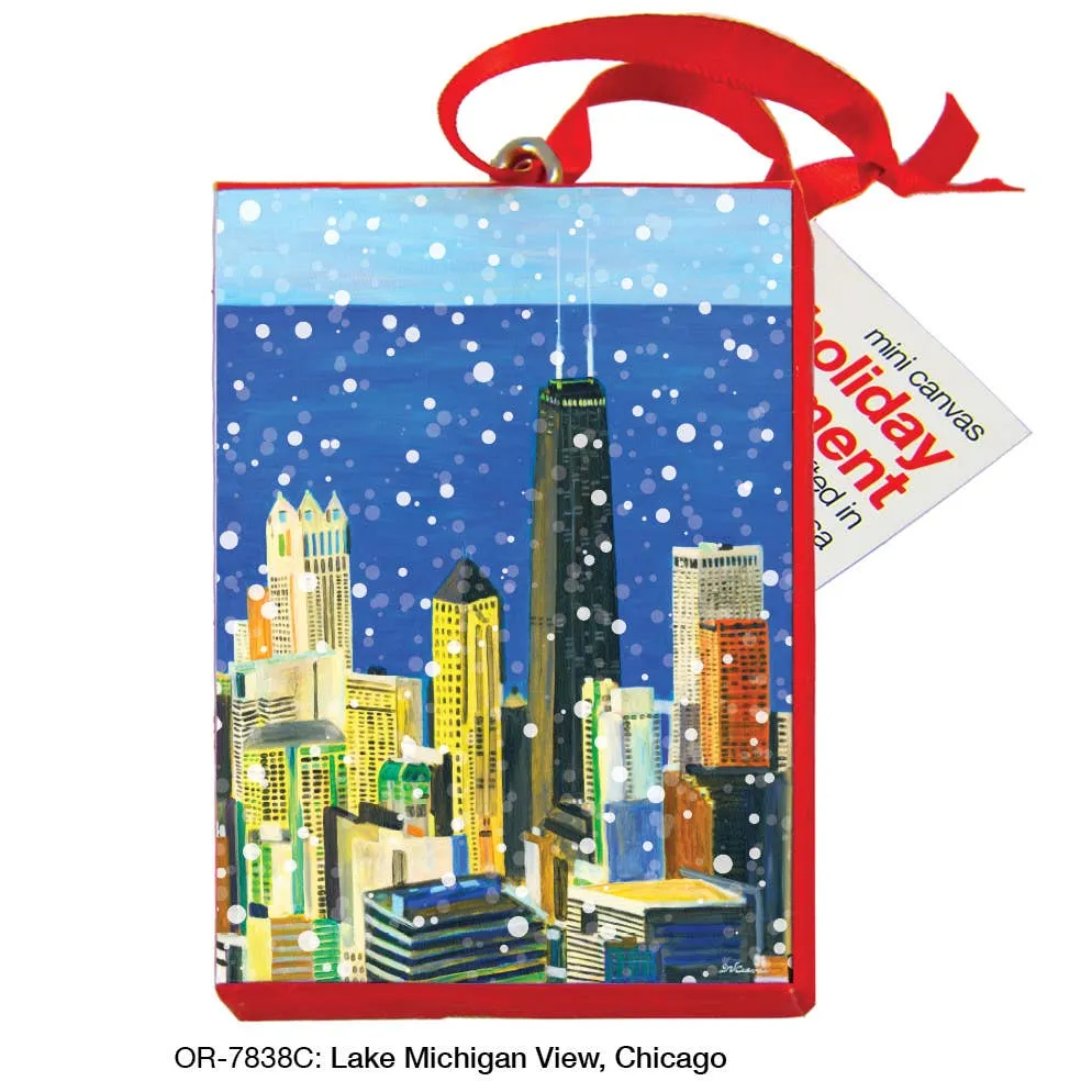 Lake Michigan View, Chicago, Ornament (OR-7838C)