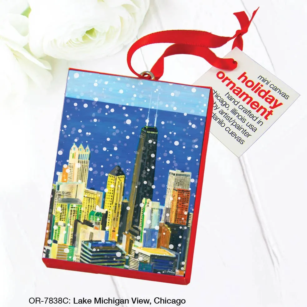 Lake Michigan View, Chicago, Ornament (OR-7838C)