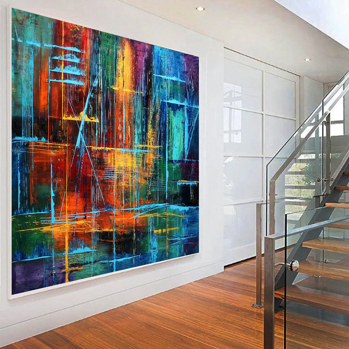 Large Abstract Painting For Sale Livingroom Original Abstract Modern Home Decor Contemporary Art Gallery