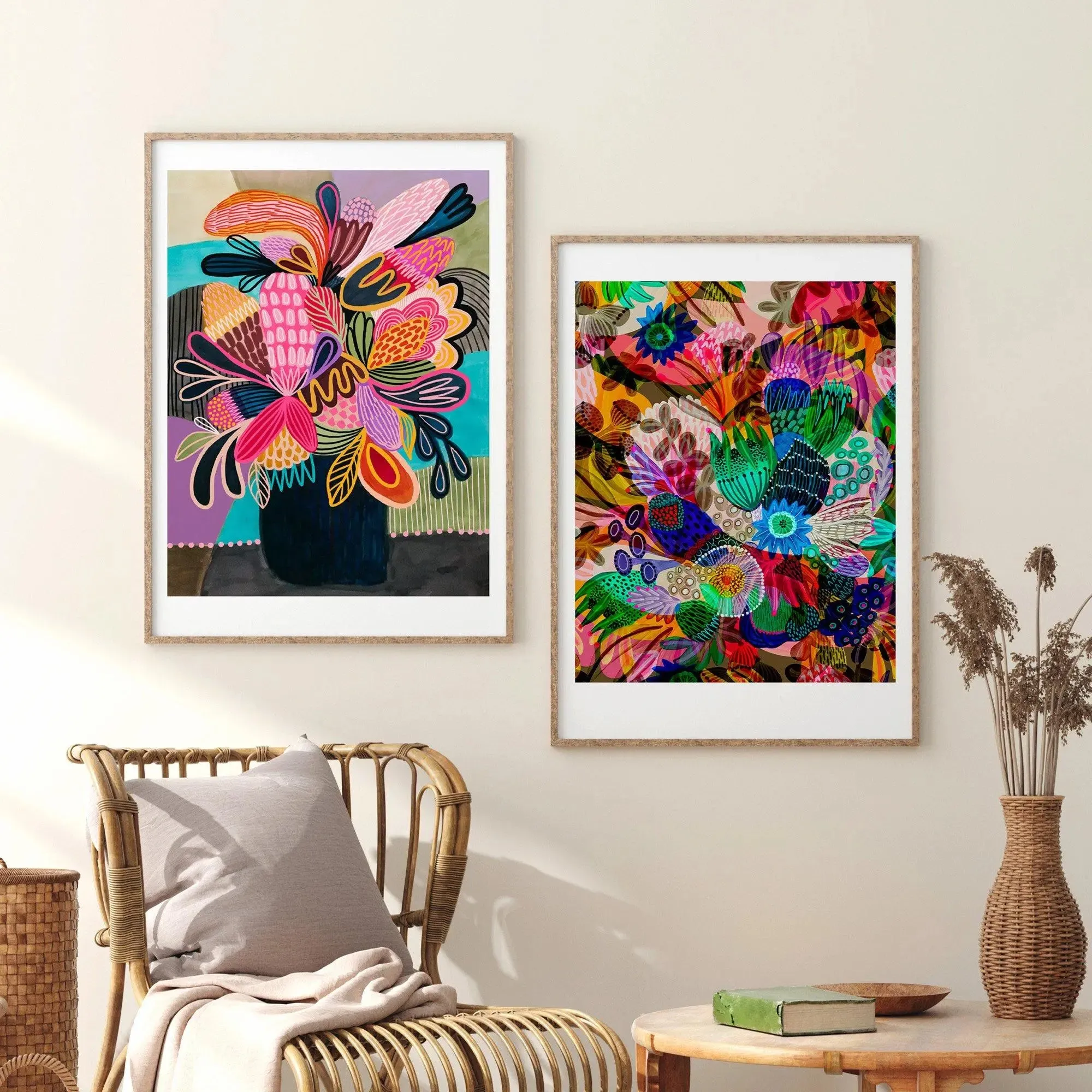 Modern Colour Pop Wall Art Print Set