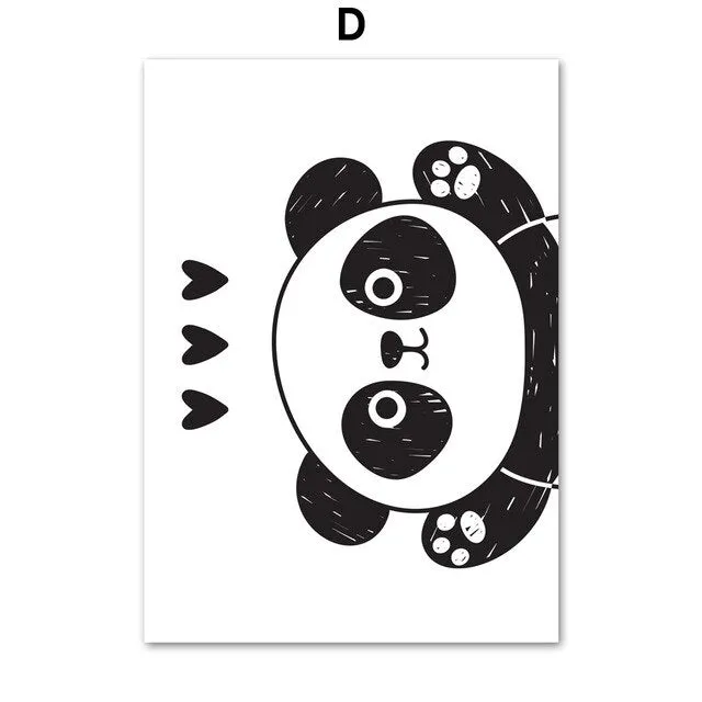 panda painting for walls