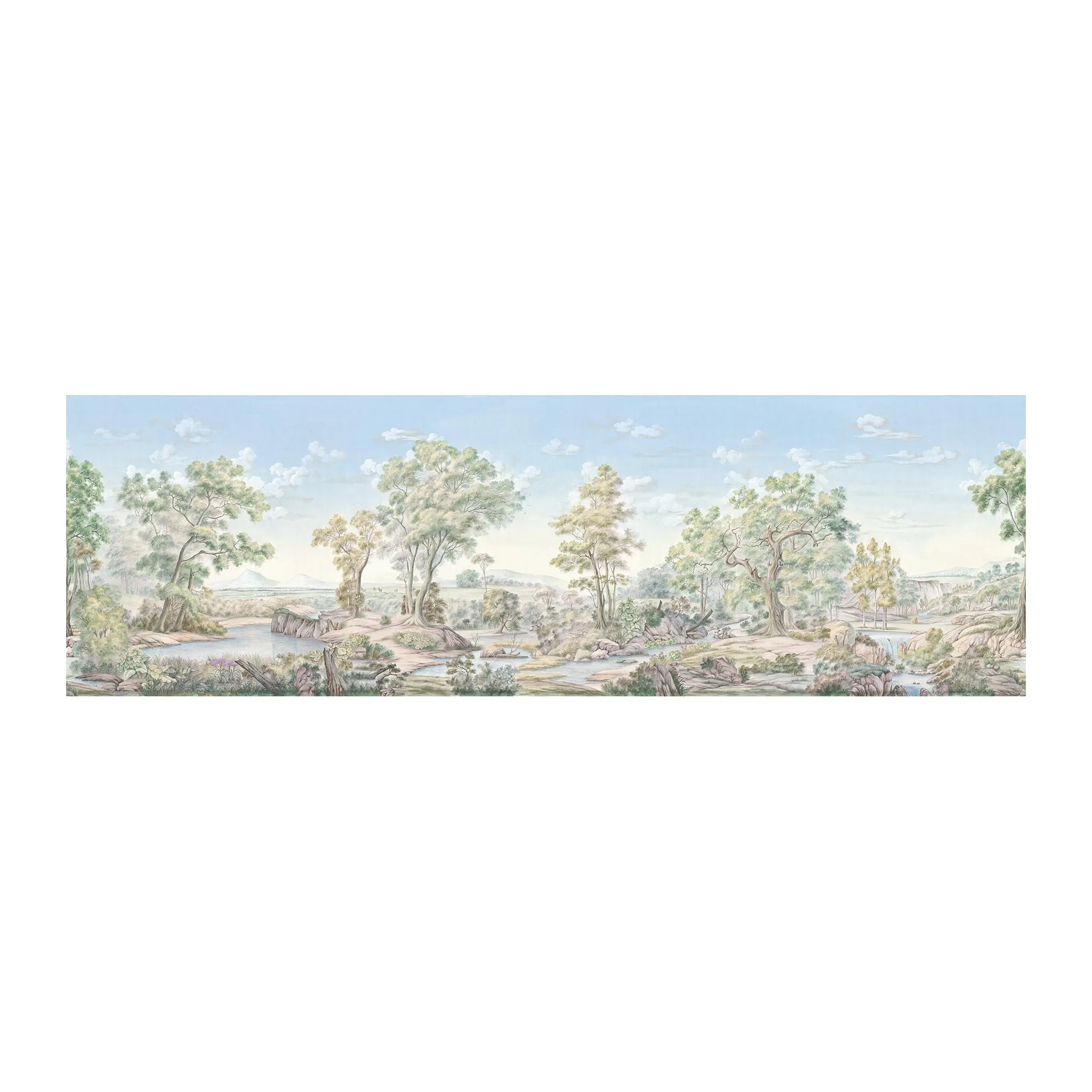 Pastorale Watercolor Wall Mural