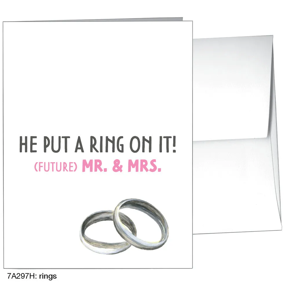 Rings, Greeting Card (8432H)