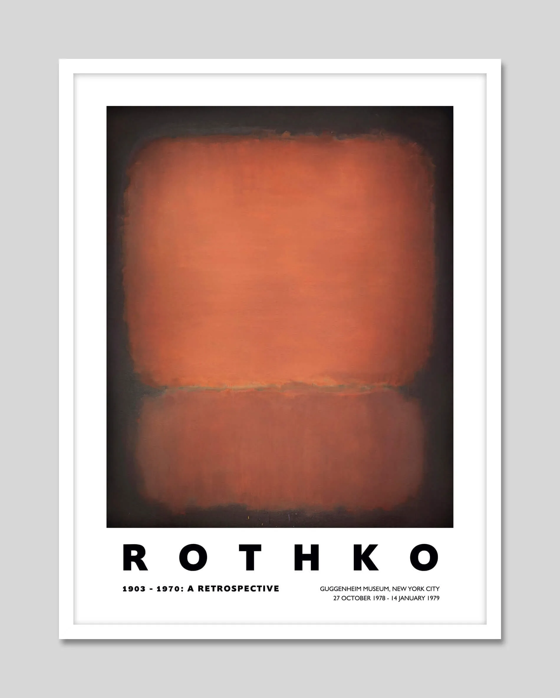 Rothko Guggenheim NYC 1978 No.10