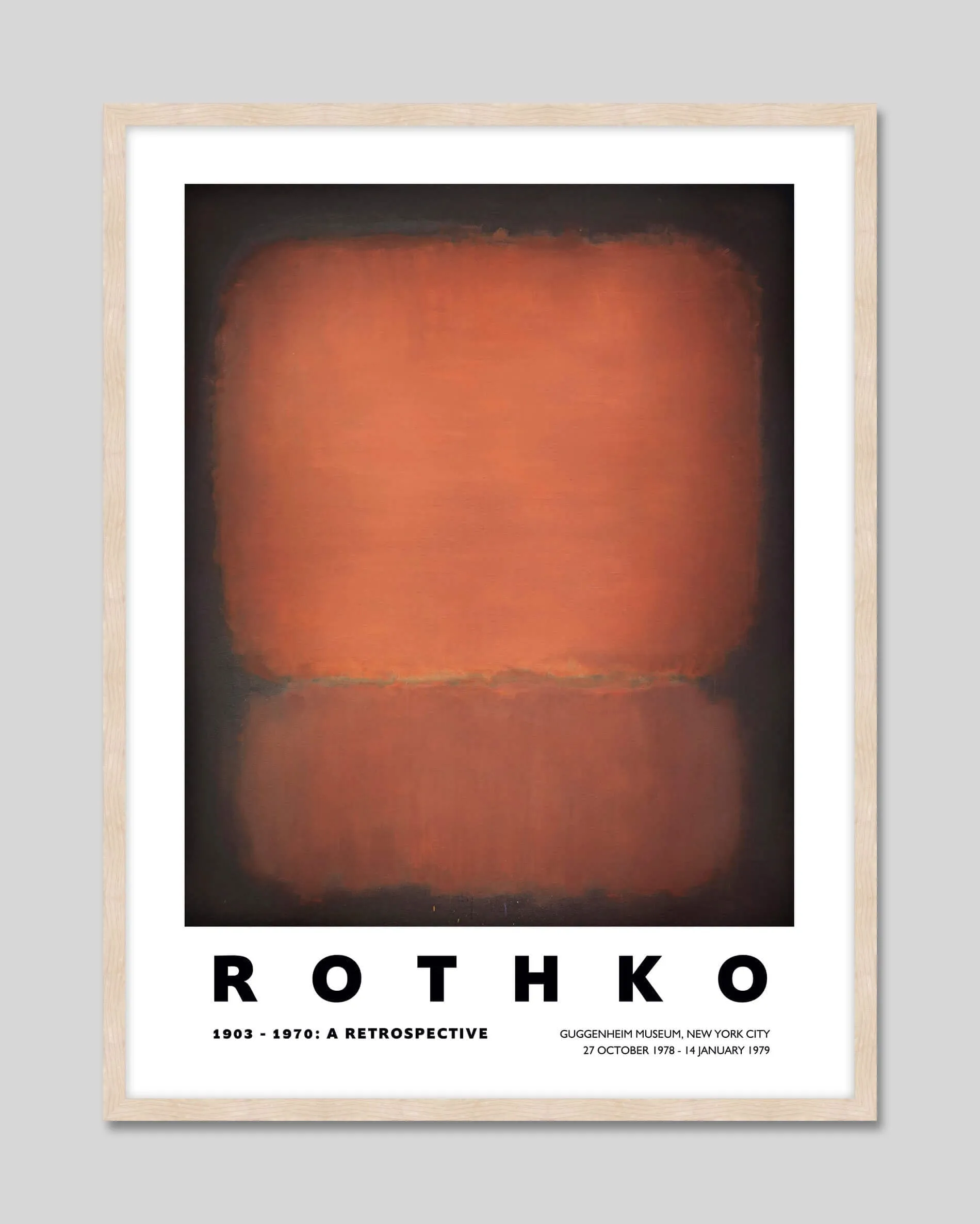 Rothko Guggenheim NYC 1978 No.10