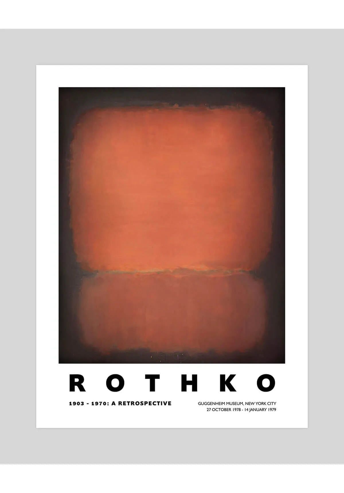 Rothko Guggenheim NYC 1978 No.10