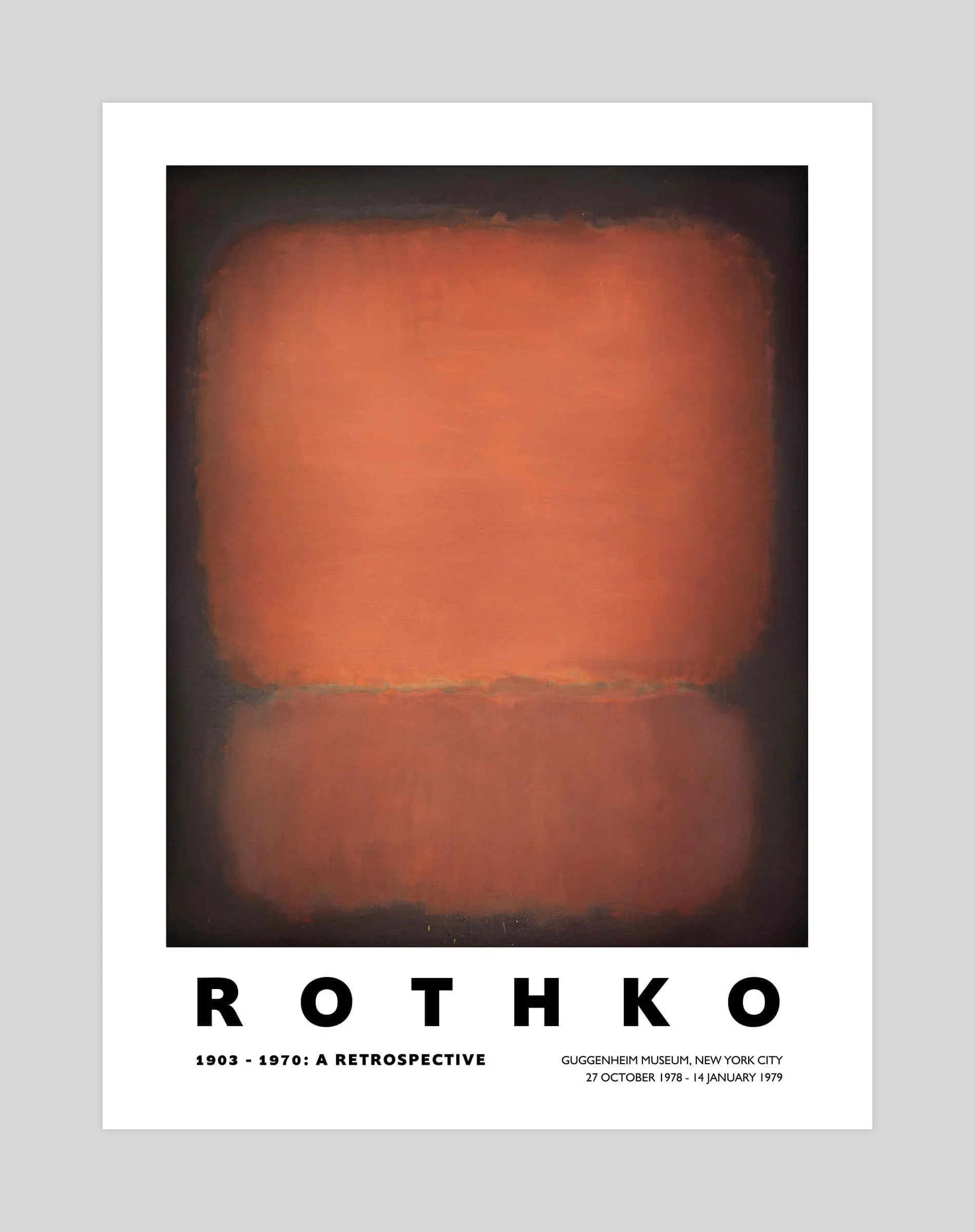 Rothko Guggenheim NYC 1978 No.10