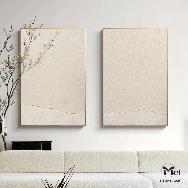 Serene Canvas Diptych