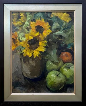 Sunflowers and Fruit