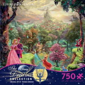 Thomas Kinkade Disney - Sleeping Beauty - 750 Piece Puzzle