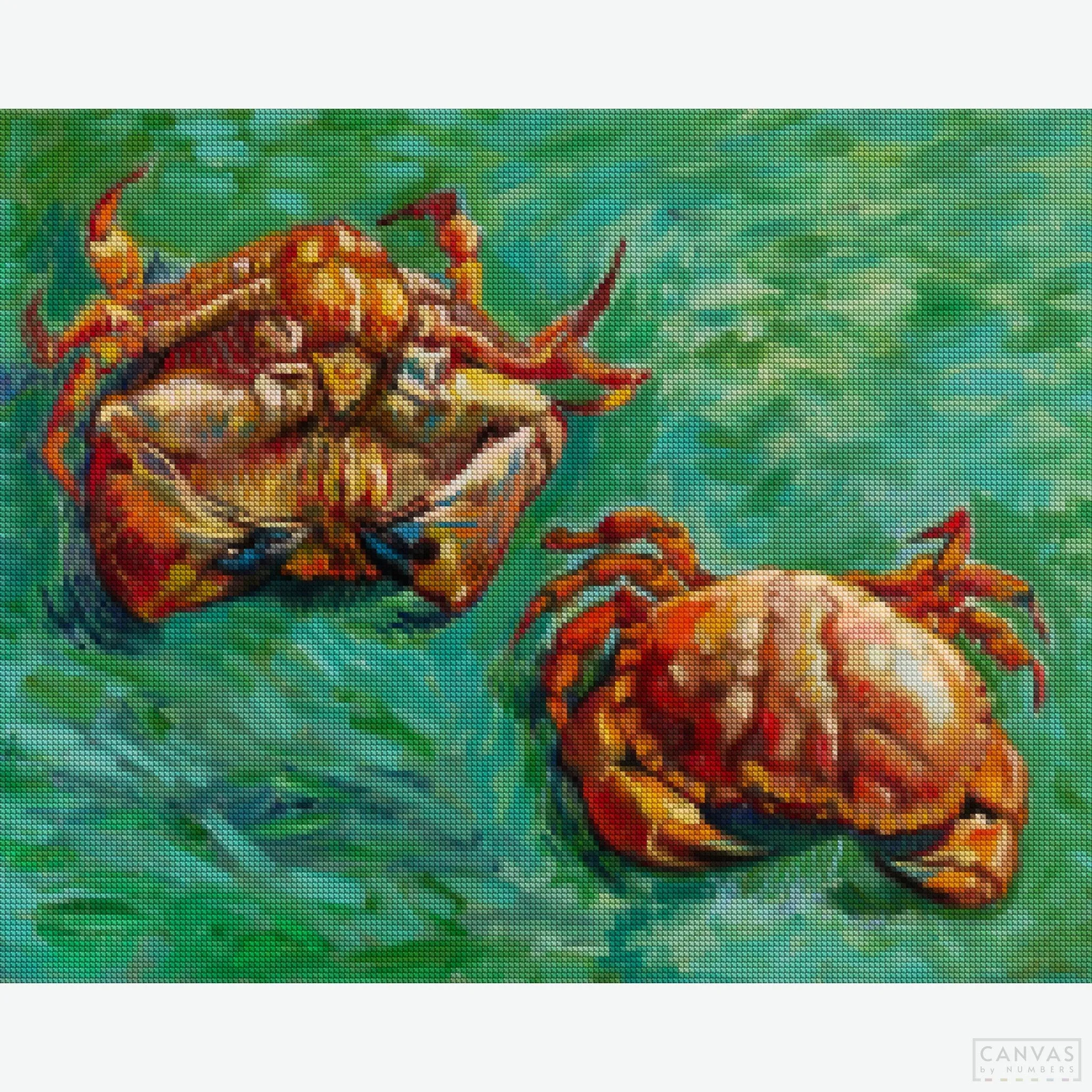 Two Crabs - Diamond Painting