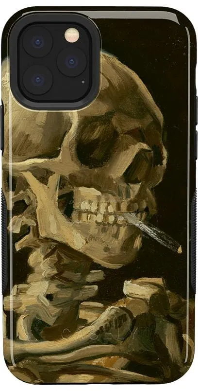 Van Gogh | Head of a Skeleton with a Burning Cigarette Phone Case