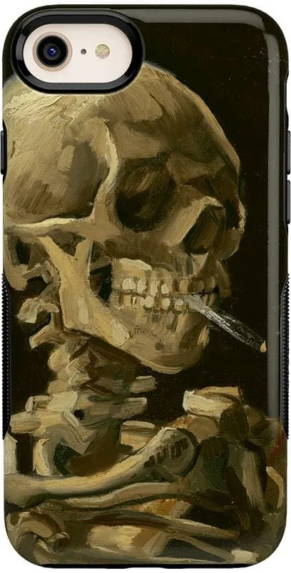 Van Gogh | Head of a Skeleton with a Burning Cigarette Phone Case