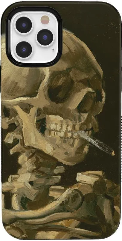 Van Gogh | Head of a Skeleton with a Burning Cigarette Phone Case