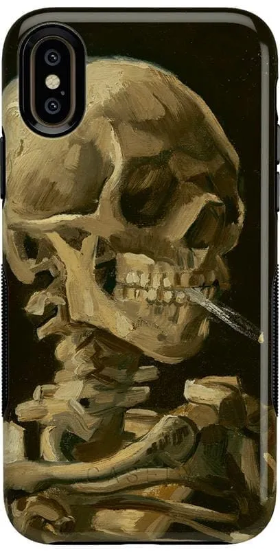 Van Gogh | Head of a Skeleton with a Burning Cigarette Phone Case