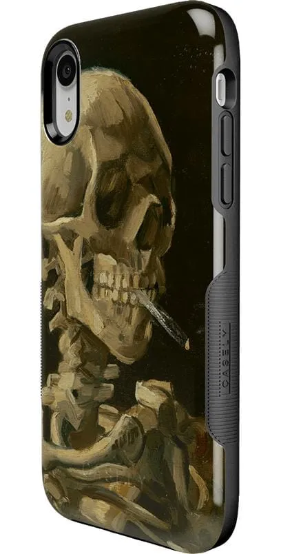 Van Gogh | Head of a Skeleton with a Burning Cigarette Phone Case