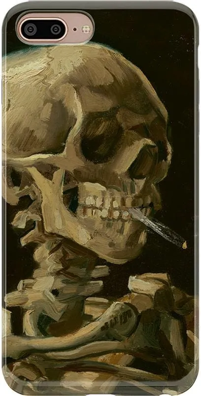 Van Gogh | Head of a Skeleton with a Burning Cigarette Phone Case