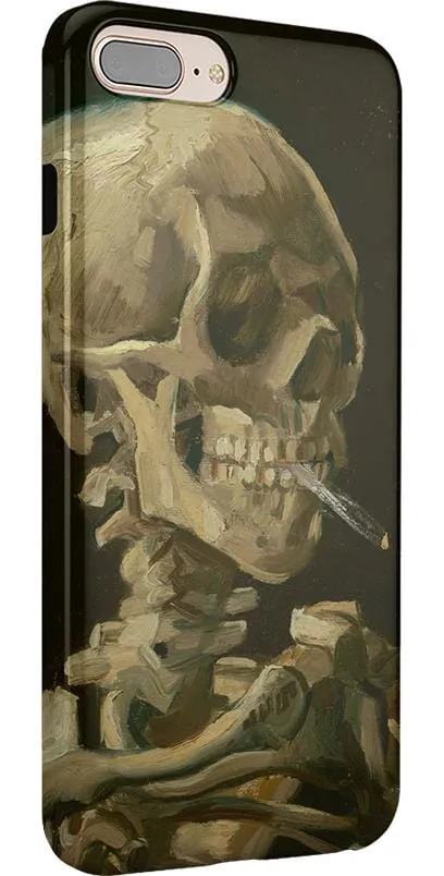 Van Gogh | Head of a Skeleton with a Burning Cigarette Phone Case