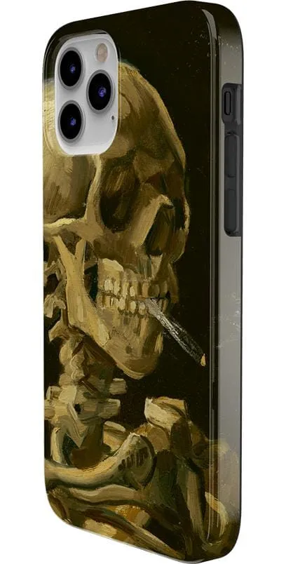 Van Gogh | Head of a Skeleton with a Burning Cigarette Phone Case