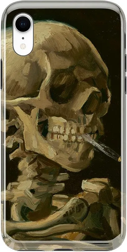 Van Gogh | Head of a Skeleton with a Burning Cigarette Phone Case