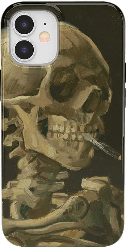 Van Gogh | Head of a Skeleton with a Burning Cigarette Phone Case