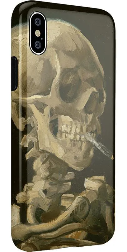 Van Gogh | Head of a Skeleton with a Burning Cigarette Phone Case