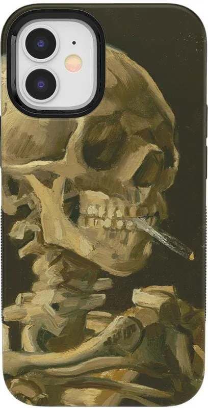 Van Gogh | Head of a Skeleton with a Burning Cigarette Phone Case