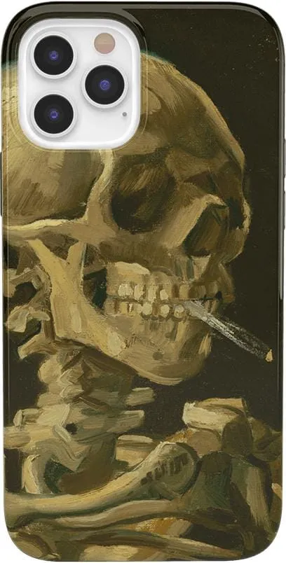 Van Gogh | Head of a Skeleton with a Burning Cigarette Phone Case