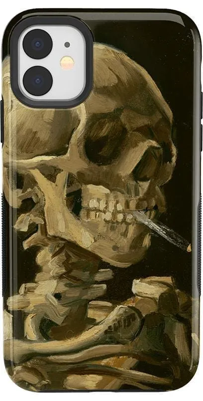 Van Gogh | Head of a Skeleton with a Burning Cigarette Phone Case