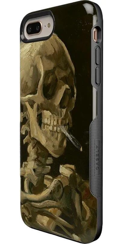 Van Gogh | Head of a Skeleton with a Burning Cigarette Phone Case