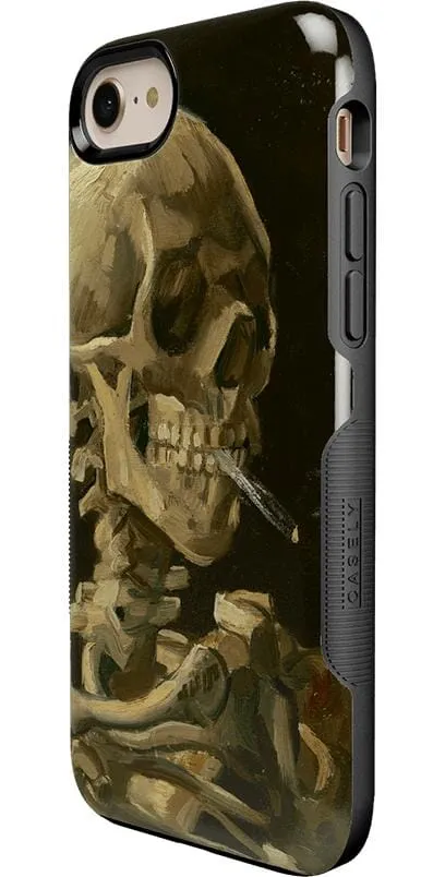 Van Gogh | Head of a Skeleton with a Burning Cigarette Phone Case