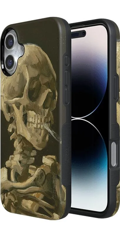 Van Gogh | Head of a Skeleton with a Burning Cigarette Phone Case