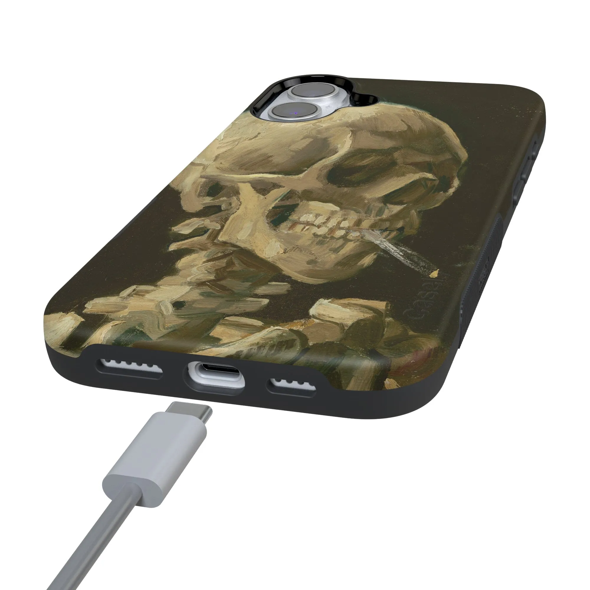 Van Gogh | Head of a Skeleton with a Burning Cigarette Phone Case