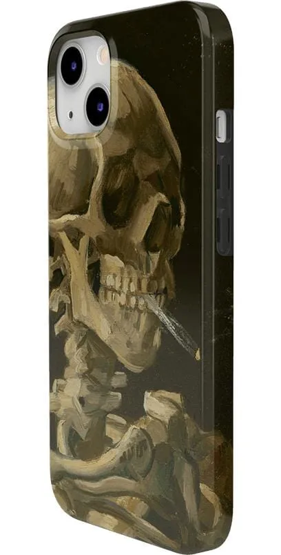 Van Gogh | Head of a Skeleton with a Burning Cigarette Phone Case