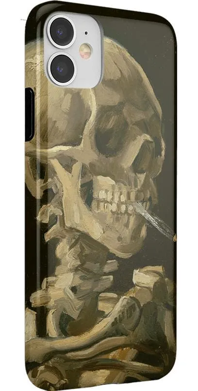 Van Gogh | Head of a Skeleton with a Burning Cigarette Phone Case