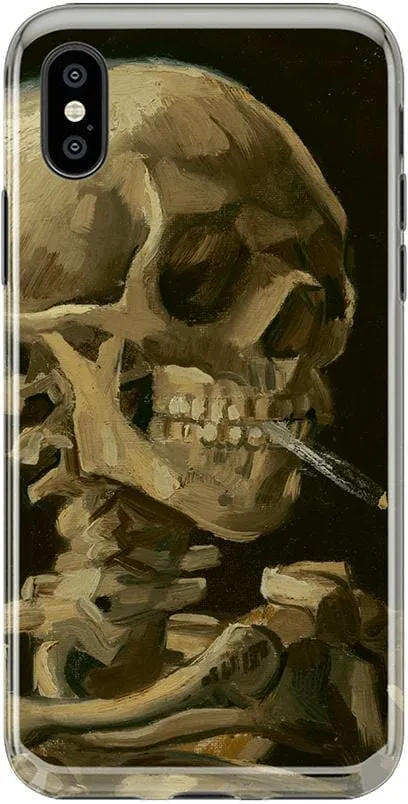 Van Gogh | Head of a Skeleton with a Burning Cigarette Phone Case