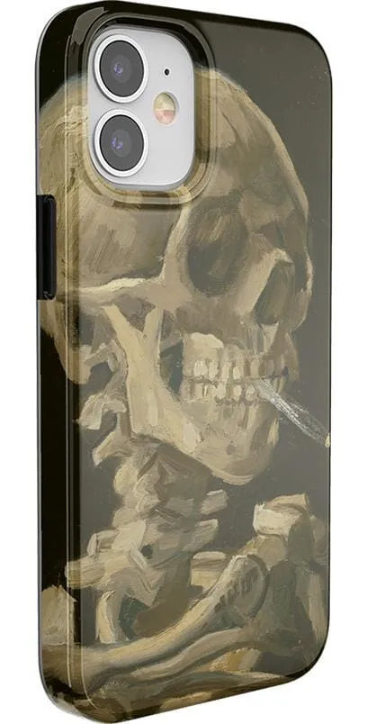 Van Gogh | Head of a Skeleton with a Burning Cigarette Phone Case