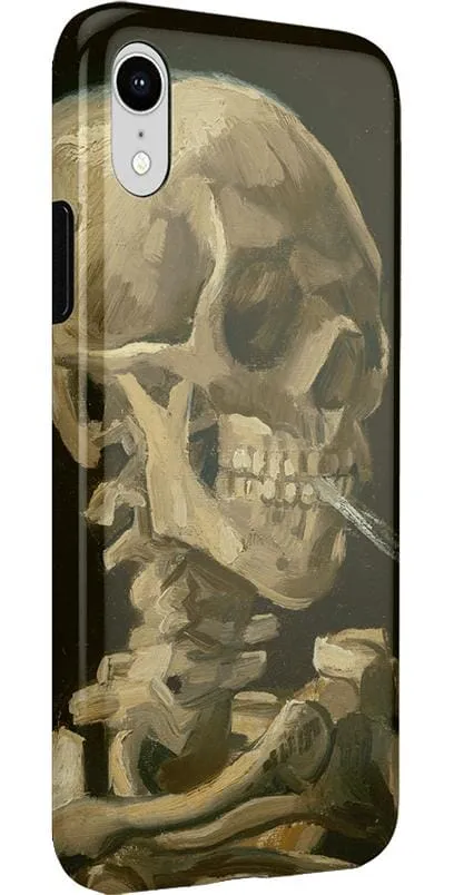 Van Gogh | Head of a Skeleton with a Burning Cigarette Phone Case