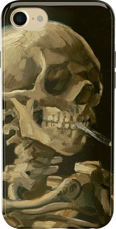 Van Gogh | Head of a Skeleton with a Burning Cigarette Phone Case