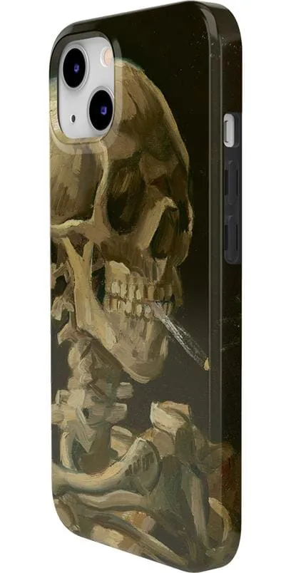 Van Gogh | Head of a Skeleton with a Burning Cigarette Phone Case