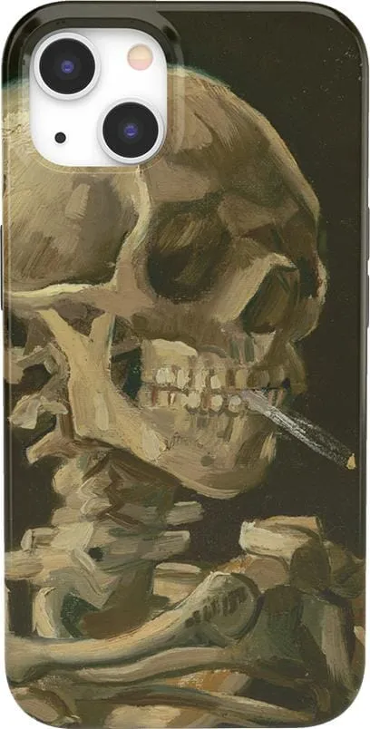 Van Gogh | Head of a Skeleton with a Burning Cigarette Phone Case